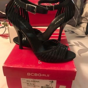 BCBGirls Black Sandals/Heels
